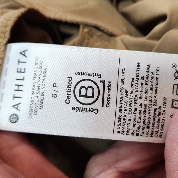 ATHLETA Brooklyn Heights | Vienna Slim Pants in Tapestry Gold - Picture 7 of 8